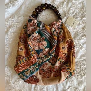 Free People Beaded Clutch